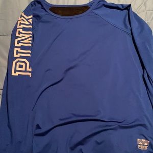 PINK Long Sleeve with Mesh Back